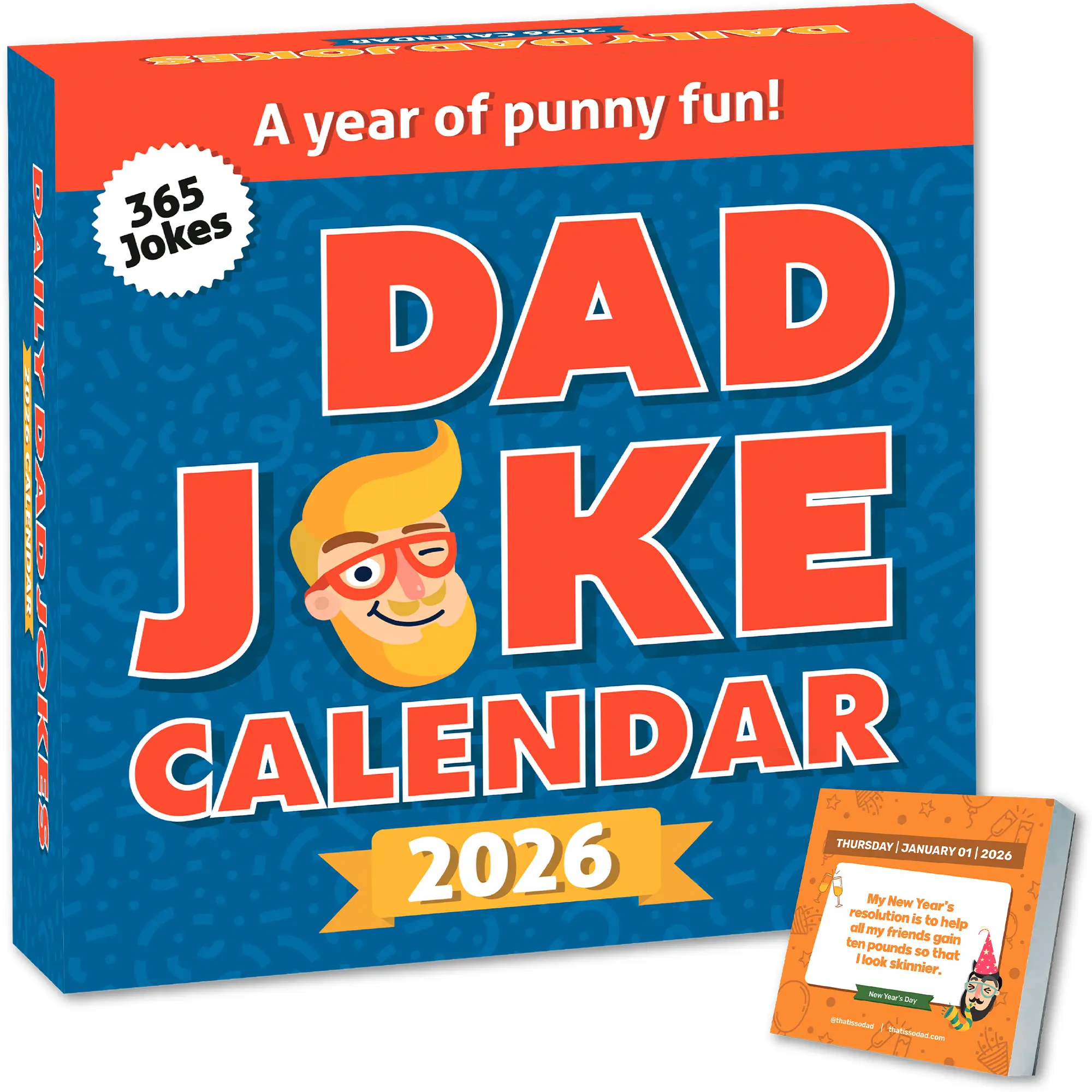 2026 Dad Joke Desktop Calendar | Daily Dad Jokes! desktop calendar desk calendar