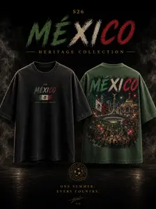 Men's Azteca Heart Graphic T-Shirt - Mexican-Inspired Casual Menswear Top
