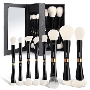 Professional Double-ended Makeup Brush Set, Multifunctional Makeup Brushes, Makeup Brush Tool, Double Sided Brushes, Foundation Brush Loose Powder Brush Blush Brush Concealer Brush Eye Shadow Brush, Perfect for Makeup Enthusiasts