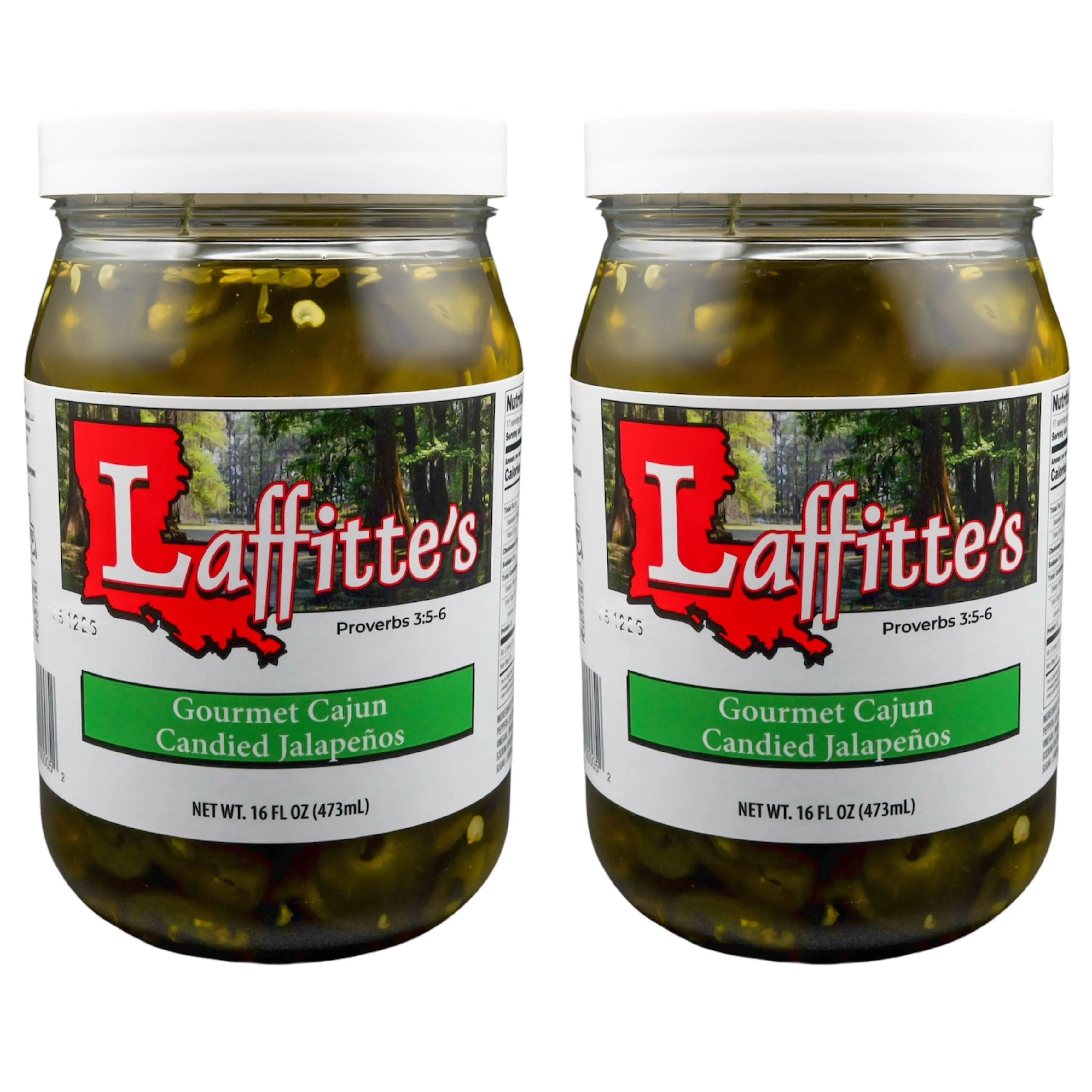 Laffitte's Gourmet Cajun Candied Jalapenos Spicy (2 pack)