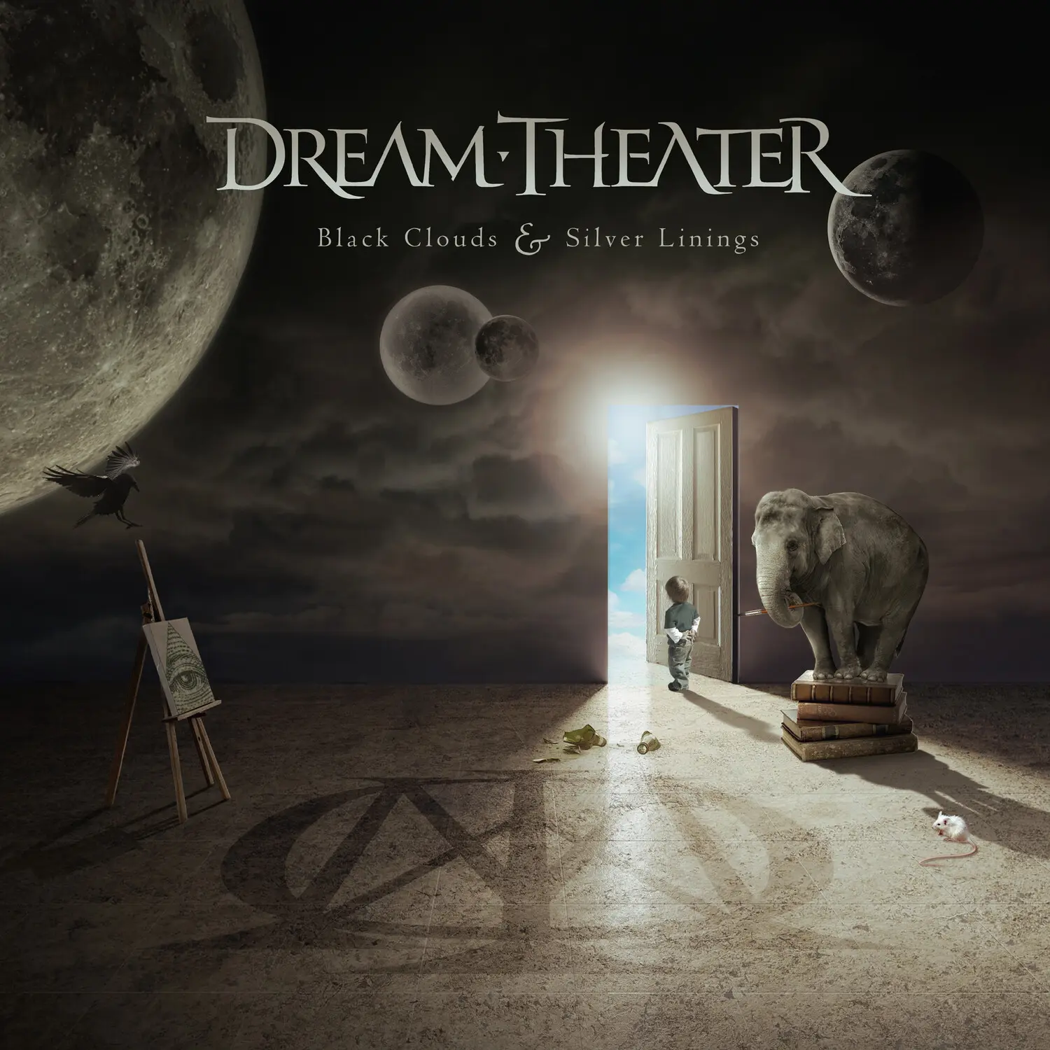 Dream Theater - Black Clouds & Silver Linings  [VINYL RECORD - LP] Clear Vinyl, Ltd Ed