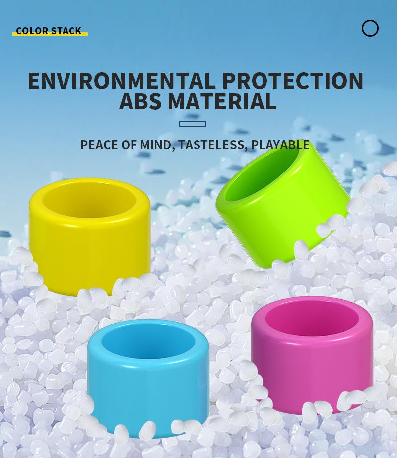 Color Stacker Challenge Puzzle  Matching Game toy  | Fun Interactive Educational Family Party Game for Kids & Adults | Premium Birthday Gift