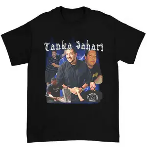 Tanka Jahari Vintage Bootleg Graphic Tee Sal Vulcano Meme Fan Shirt
