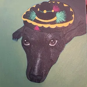 5x7 CUSTOM PET PORTRAIT CANVAS