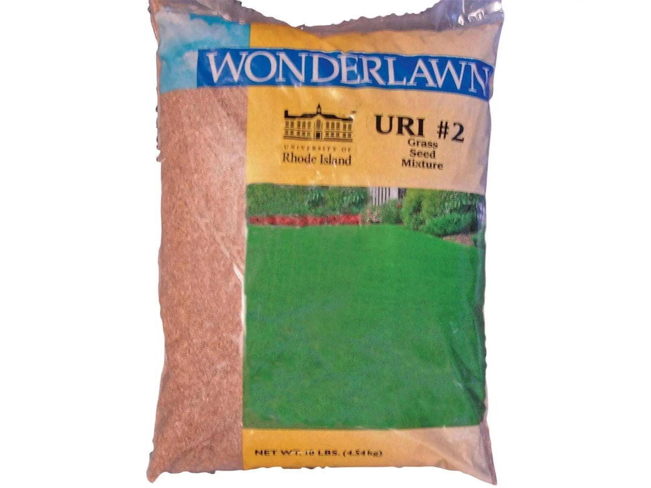 Barenbrug Wonderlawn Rhode Island Grass Seed Mix - 10 lbs, Drought-Tolerant, Ideal for Full Sun or Light Shade