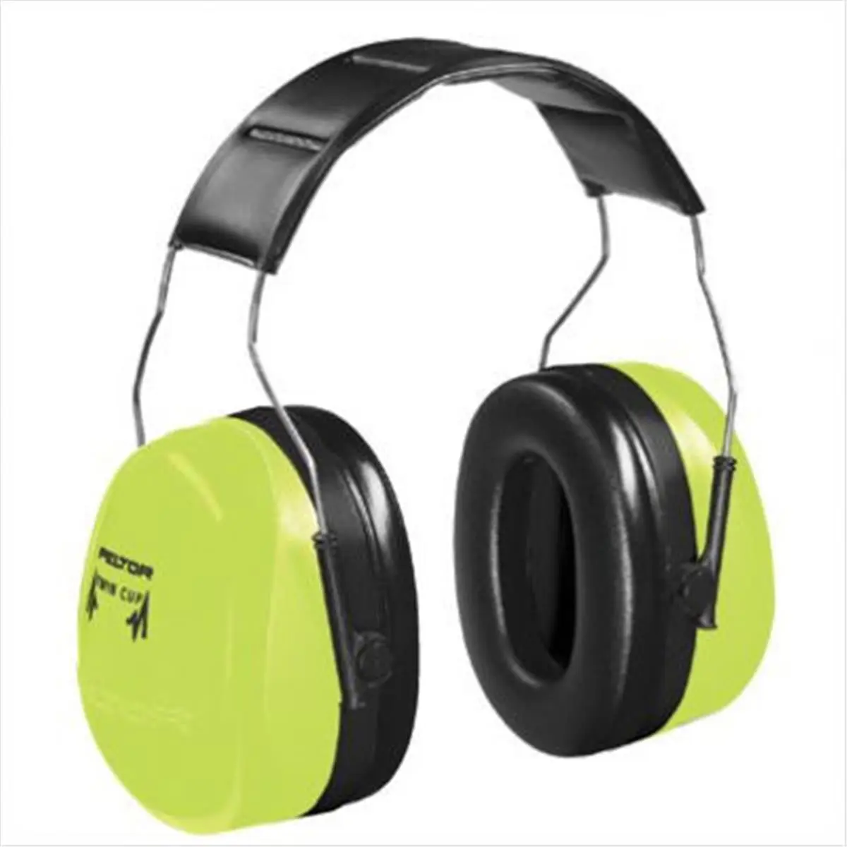 Peltor 247-H10AHV Optime 105 Hi-Viz Hearing Protector, NRR 30 dB, Resonance Cut, Steel Band, Maximum High & Low Frequency Attenuation, Optimum Fit, Padded Steel Headband