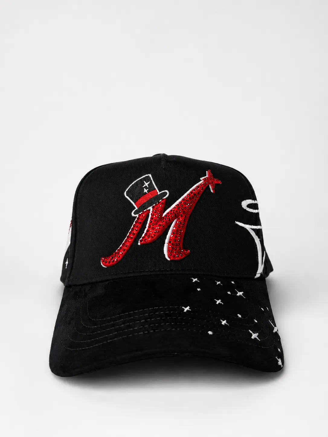 31 Hats Thirty One Hats x El Mago Red Black Snapback - Premium Streetwear Baseball Cap for Men & Women, Adjustable