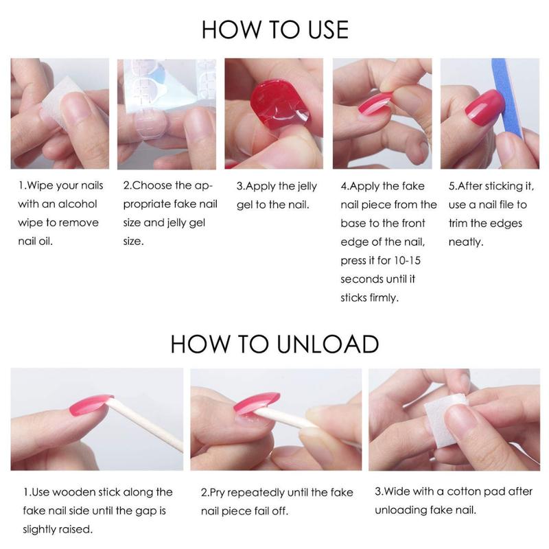 3D Pink Press on Nails Almond - Medium French Tip Fake Nails with Embossed Flower&Gold Bead Designs, Glossy Finish Reusable False Nails with Glue Tabs - 24Pcs Nail Kit for Women Manicure