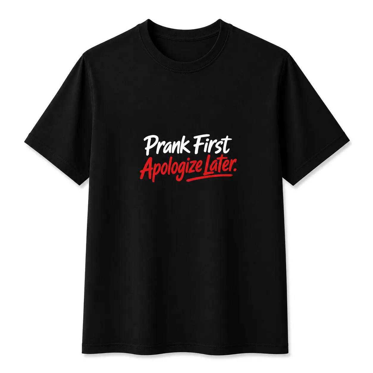 Funny Prank Quote T-Shirt, Unisex Casual Humor Tee for Women and Men, Everyday Gift Shirt