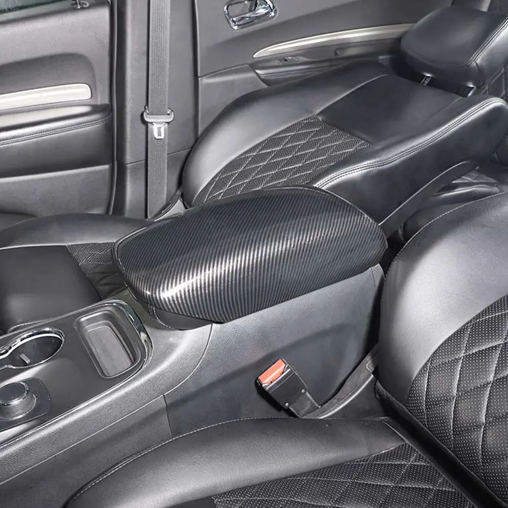 100% New ABS Plastic Center Console Armrest Box Panel Cover Trim, 42*20*10 cm, Spill Guard, Easy to Wipe Dirt, Protect Armrest Box, Decorate, Upgrade Class, for 2011-2020 Jeep Grand Cherokee WK2 & 2011+ Dodge Durango Automotive Interior Accessory, Car Int
