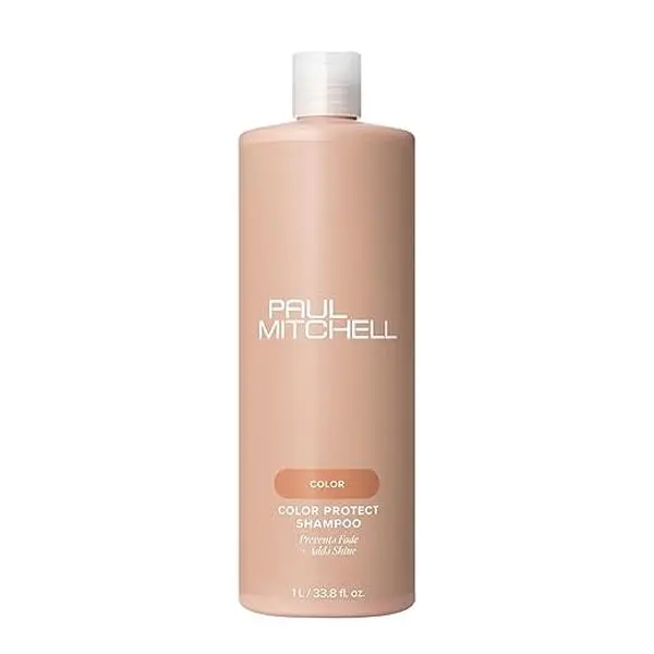 Paul Mitchell Color Protect Shampoo with Sunflower Extract & UV Protection, Daily Vegan Liquid for Color-Treated Hair, Citrus Fragrance, 10.1 oz, Haircare, Scent, Color Preserving