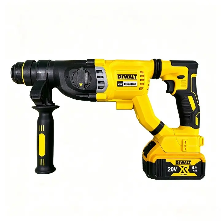 DEWALT DCH263 20V Brushless Cordless Rotary Hammer Drill (Tool Only) - 26mm Max Concrete Drilling, 0-950RPM No-Load Speed, 0-3600IPM Impact Frequency, Heavy-Duty Power Tool for Concrete Drilling Cells
