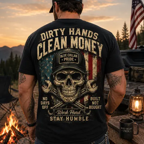 DIRTY HANDS CLEAN MONEY T-Shirt, Sweatshirt, Hoodie