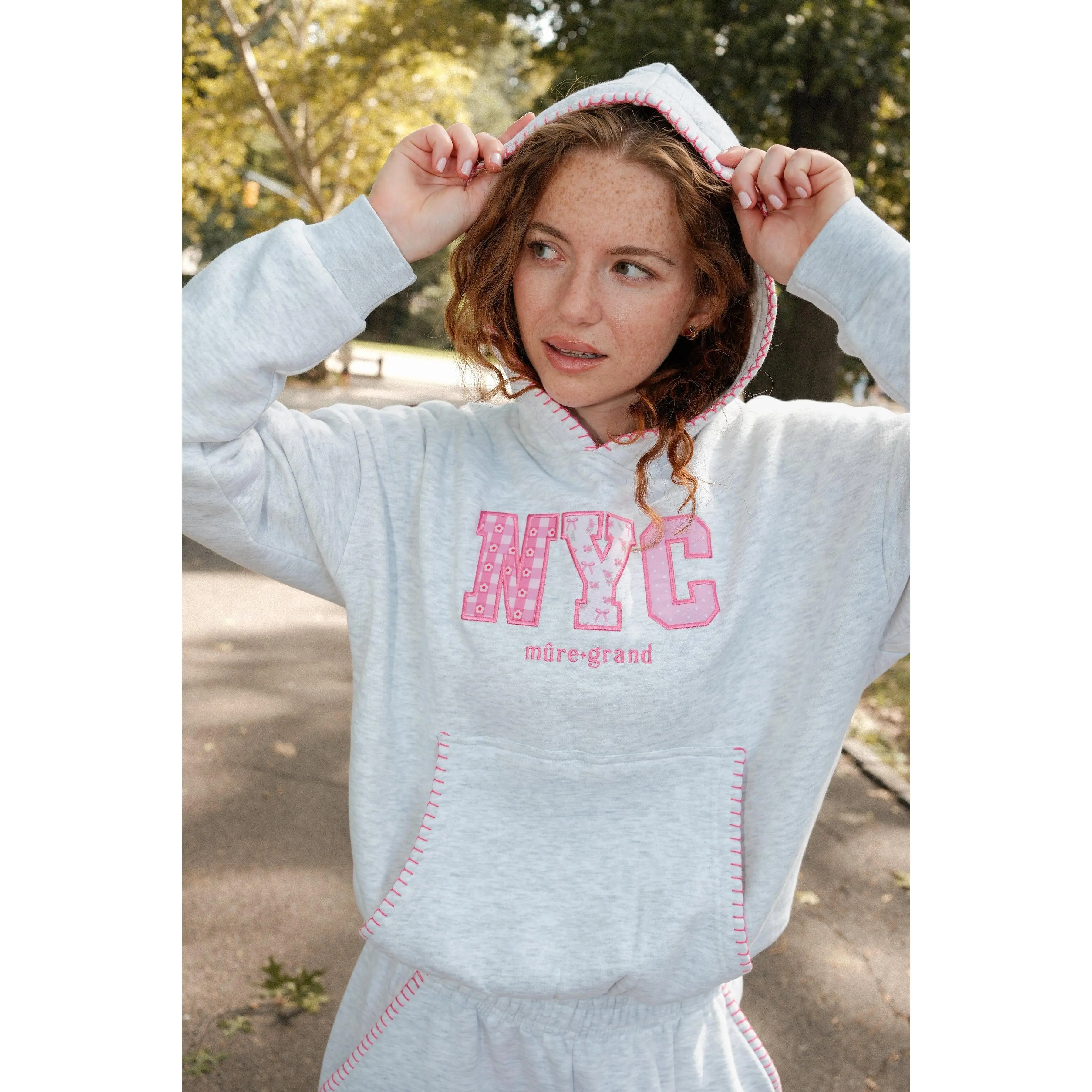 NYC Patchwork Hoodie