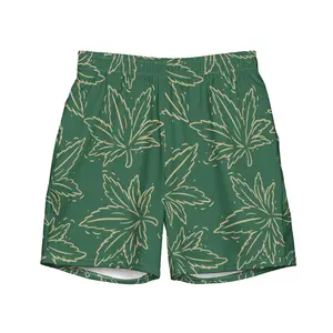 Pot Leaf Swim Trunks