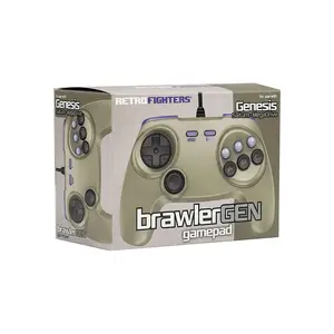 Retro Fighters BrawlerGen Wired Controller for Sega Genesis / Saturn