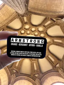 Armstrong Solid Cologne by Heritage: Comparable to Opium, Pocket-Sized, Handmade in the USA, Mandarin Orange, Bergamot, Jasmine, Carnation, Myrrh, Vanilla, Patchouli, and Sandalwood, Natural, Eco-Friendly