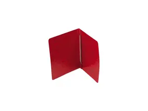 Smead 81252 Side Opening PressGuard Report Cover, Prong Fastener, Letter, Bright Red