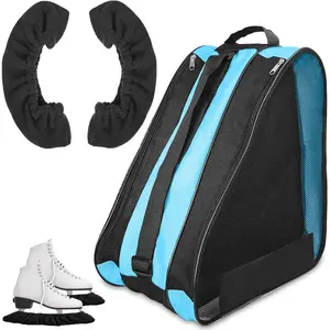 Skating Bag Set Ice Skate  Covers Ice Skating Guards and Roller Skates Bag Roller Skate Accessories Roller Skate Bag for  Men Women Adults