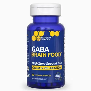 GABA Brain Food Supplement with L-Citrulline, Rosemary Leaf, and more  - Nighttime Support for Calm & Relaxation* - Sleep Supplement
