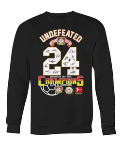 Classic T-Shirt Bundesliga Deutsher Leverkusen Champions Loose Style S To 3XL