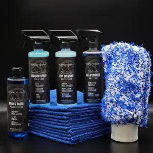 Spring Clean Bundle by SummerShine Supply featuring Good Soap, Razzle Dazzle Ceramic, Tire Drip, Relentless All-Purpose Cleaner & a Microfiber Wash Mitt