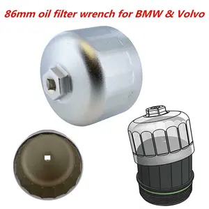 Oil Filter Wrench Socket Cap Type Remover Tool 86mm 16Flutes for BMW N54 N55 N52 N51