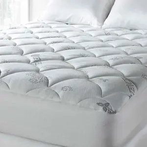 Extra Deep & Plush Rest-Fill® Down Alternative TENCEL™ Cooling Mattress Pad by Spa Luxe™ (Hypoallergenic)