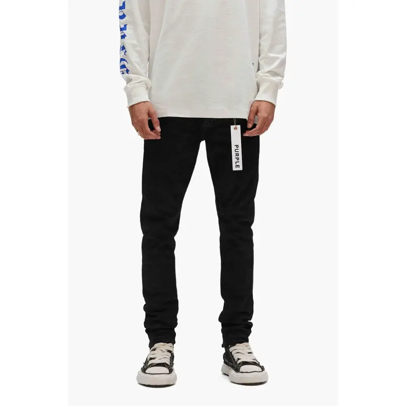 パンツ purple brand 29 drip Purple Brand P459 Black QRBD823 Rainbow Drip Sweatpants - Black