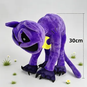 Poppy Playtime Cute Smiling Monster Plush Toy, Soft Kawaii Critter Doll, Trendy Stuffed Animal Gift for young people