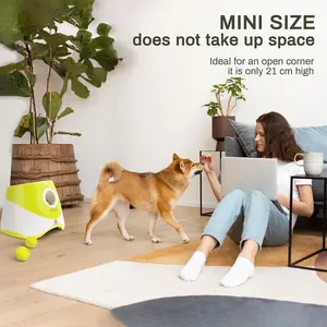 Rechargeable Pet Ball Thrower Automatic Launcher Interactive Fetch Toy for Small Medium Dogs-5632