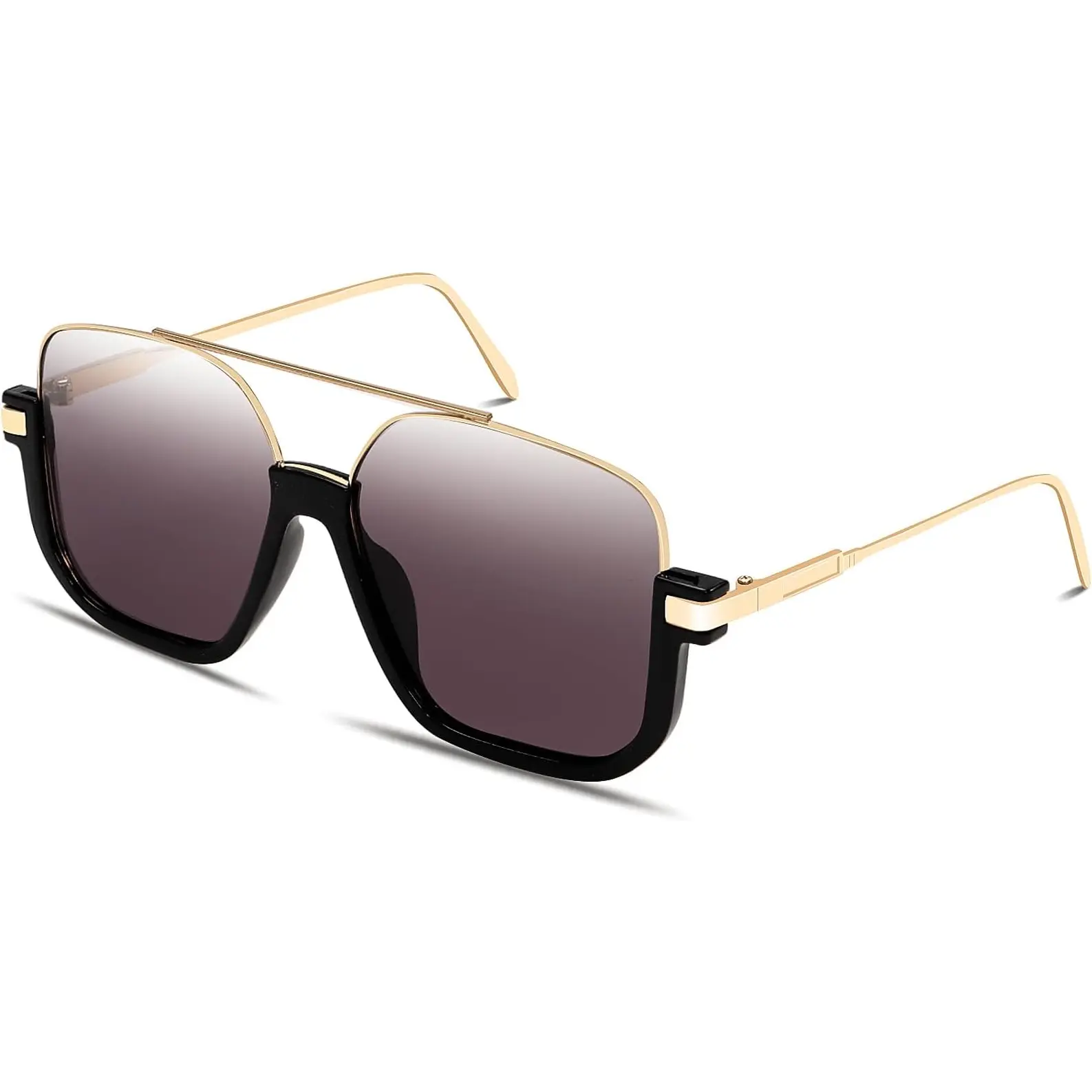 Gold Black Frame - Gradient Black Lens
