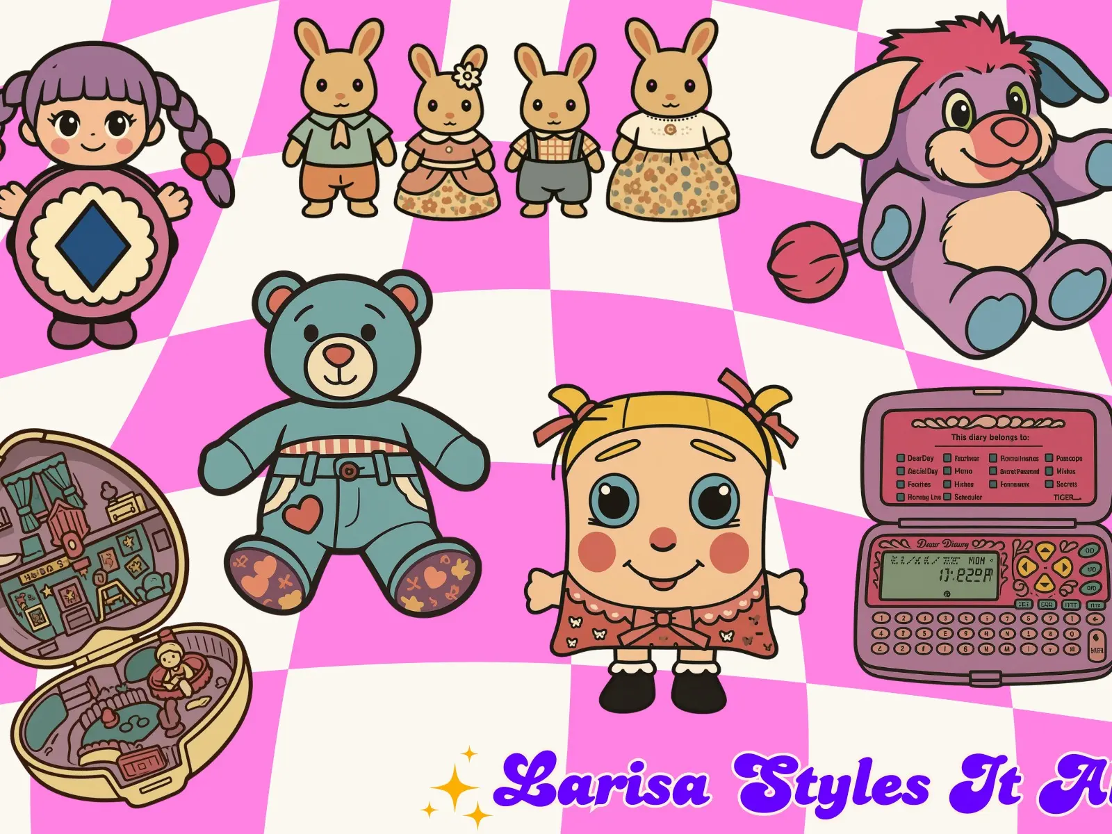 Nostalgic 90s Sticker Sheet