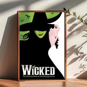Wicked Movie Poster, Wicked Cute Print Decor Posters - Frame NOT Included