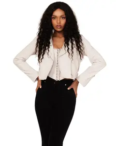 Understated Leather Women's Lil Mamma Moto Jacket - Wjkt106555