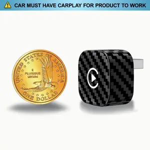 Yurnlv's new 2026 mini wireless CarPlay adapter for iPhone/Android is a 2-in-1 device that supports Apple CarPlay and Android Auto, converting wired connections to wireless. It's plug-and-play and comes with a hands-free kit (carbon fiber).