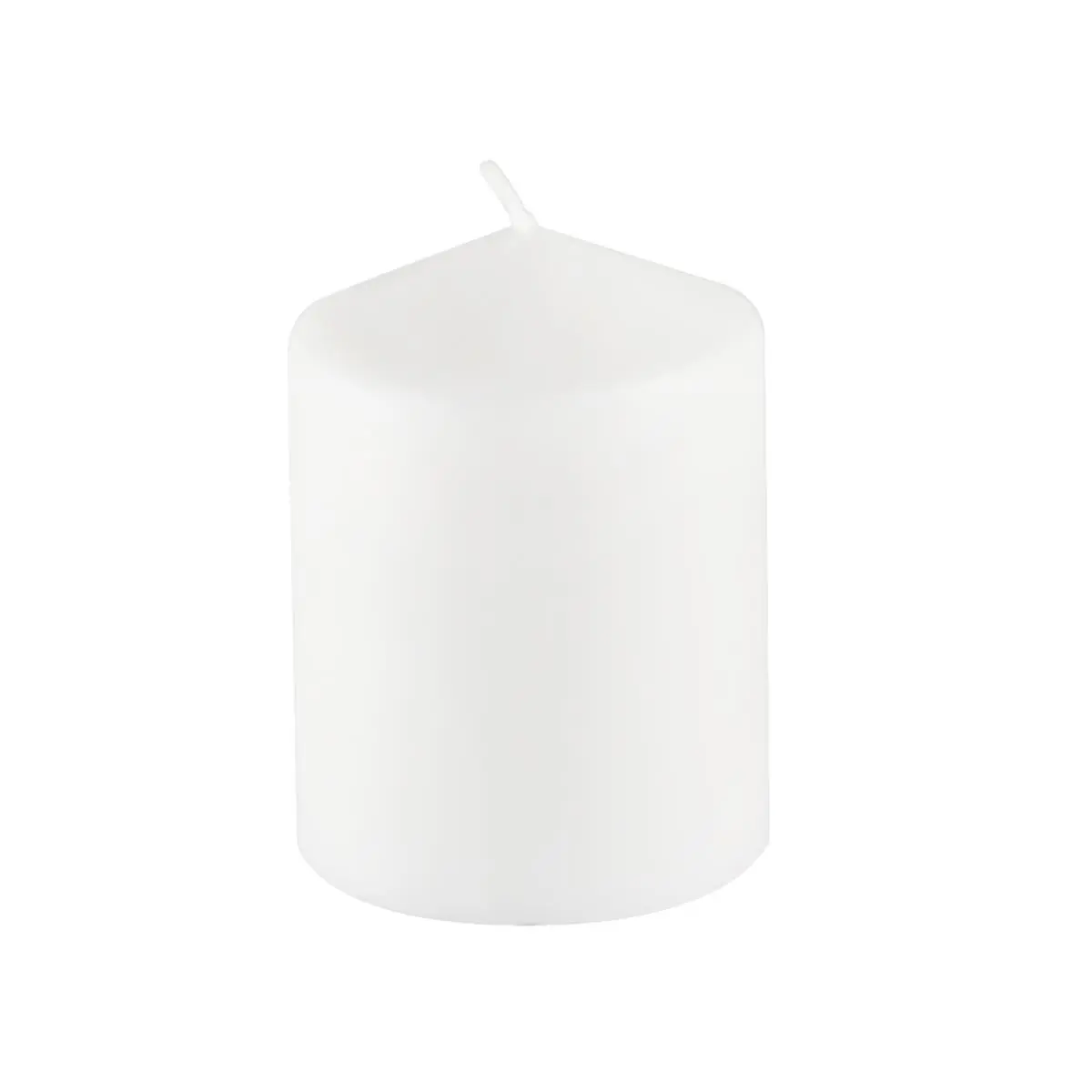 212 MAIN Pressed & Over-Dipped Pillar Candles, 3x4 in. White, Cotton Wick, Drip-Free, 30 Hours Burn, Traditional Decor, Room Decor for Camping Outdoor Enthusiasts, Pack of 3 (Jeco CPZ-3P34W)