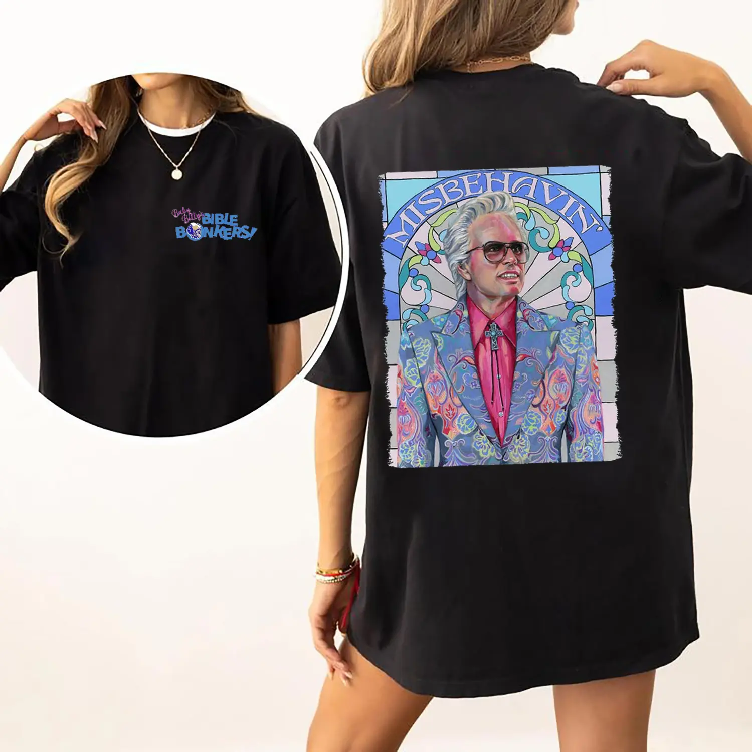 Uncle Baby Billy Misbehavin’ T-Shirt, Funny Pop Culture Tee, The Righteous Gemstones Art Shirt Full Size for Men and Women funny graphic tees Casual