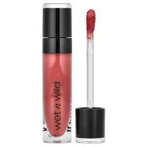 wet n wild MegaLast®, Liquid Catsuit, Matte Lipstick, 925B Give Me Mocha, 0.21 oz (6 g)