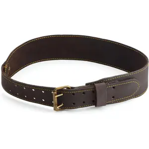 Tools Small/Medium Leather Tool Belt 3" Wide Oil-Tanned Leather Belt for Tool Pouch - Adjustable Leather Tool Pouch Belt with Rivet Reinforcements - 29" to 40"  Tool Belts for Men -P263301