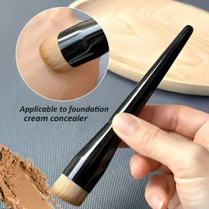 Foundation Brush Flat p Brush, Conur Brush, Angled Blush Brush, Professional Makeup Brush for Blending Liquids, Creams, And Flawless Powder Cosmetics