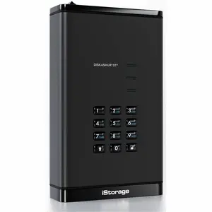 iStorage diskAshur DT3 4 TB Portable Hard Drive | FIPS 140-3 Level 3 Pending | Incorporated Common Criteria EAL 5+ | PIN protected | Dust/Water Resistant | TAA Compliant