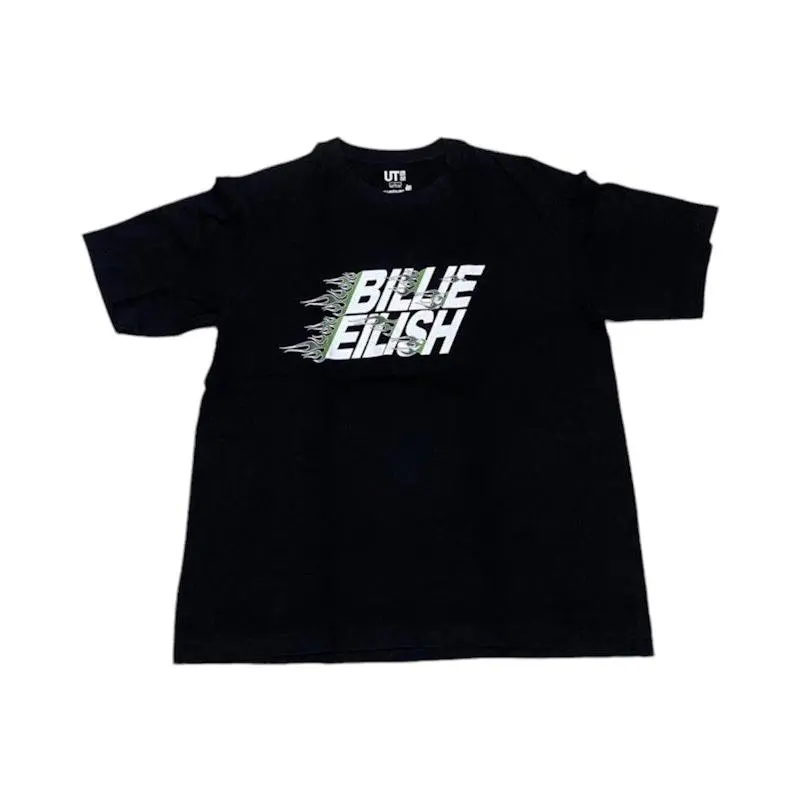 Billie Eilish x Takashi Murakami x Uniqlo Flame Tee Black (men) by StockX