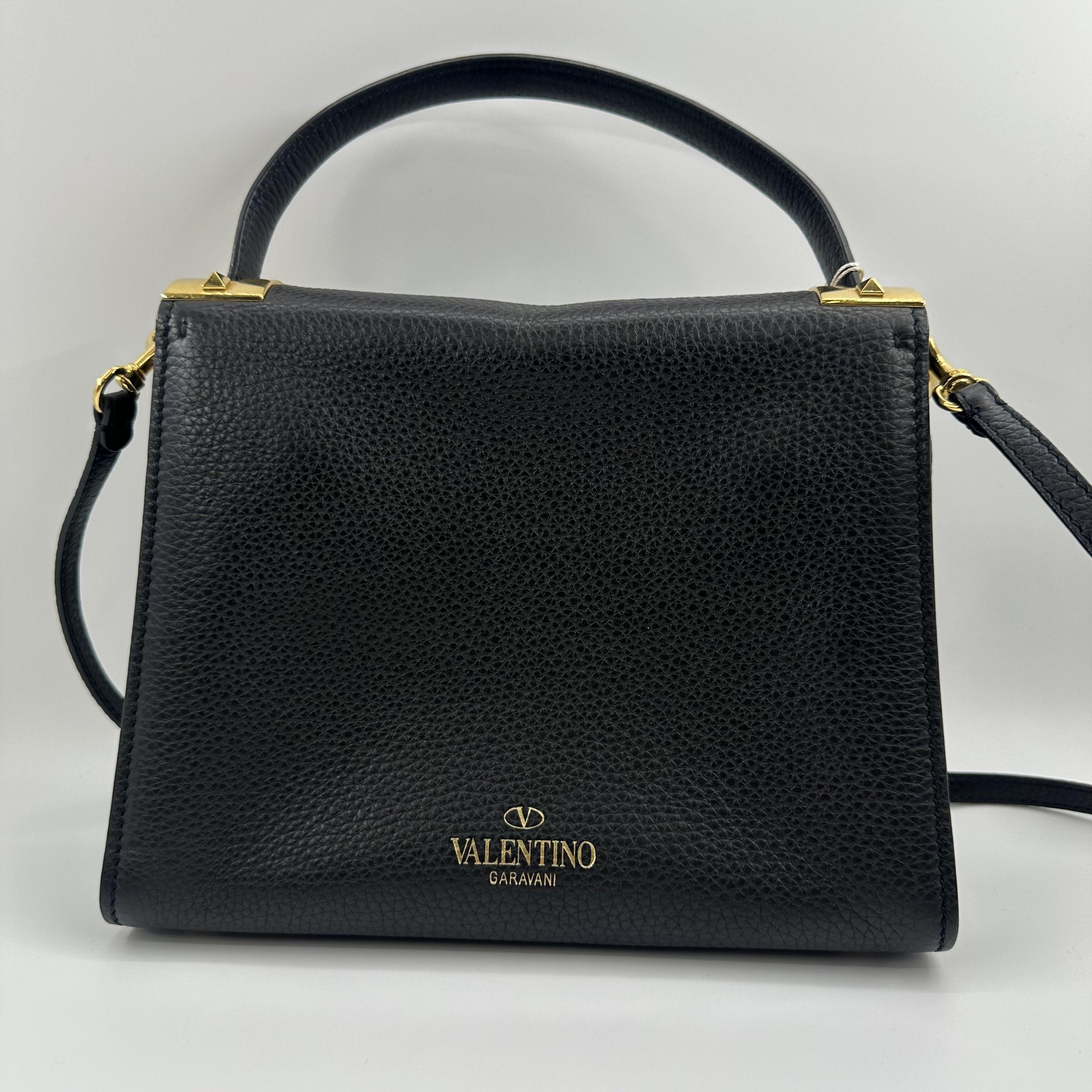 Pre-owned Valentino leather tote shoulder/handbag