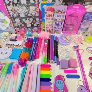 Melsie’s Bookish Pamper Yourself Scoopy Scoop Spa Relaxation Massage Oil Candles Shower Bath Beauty Skin Care Socks Soap Gift Set Bundle with Stationery Items and Bookish Accessories