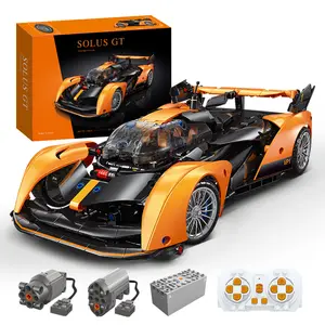 【1:14】Solus GT Remote Control Building Car, DIY Construction Toy, Supercar Kit Model Gifts for Adults and kids 12+(817pcs)