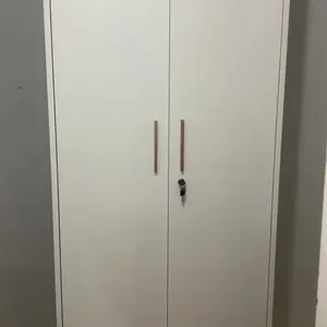 Letaya Metal Garage Storage Cabinet 71" Tall with 2 Doors & 4 Adjustable Shelves - Modern Design for Home, Office, Garage, Shop & School Furniture