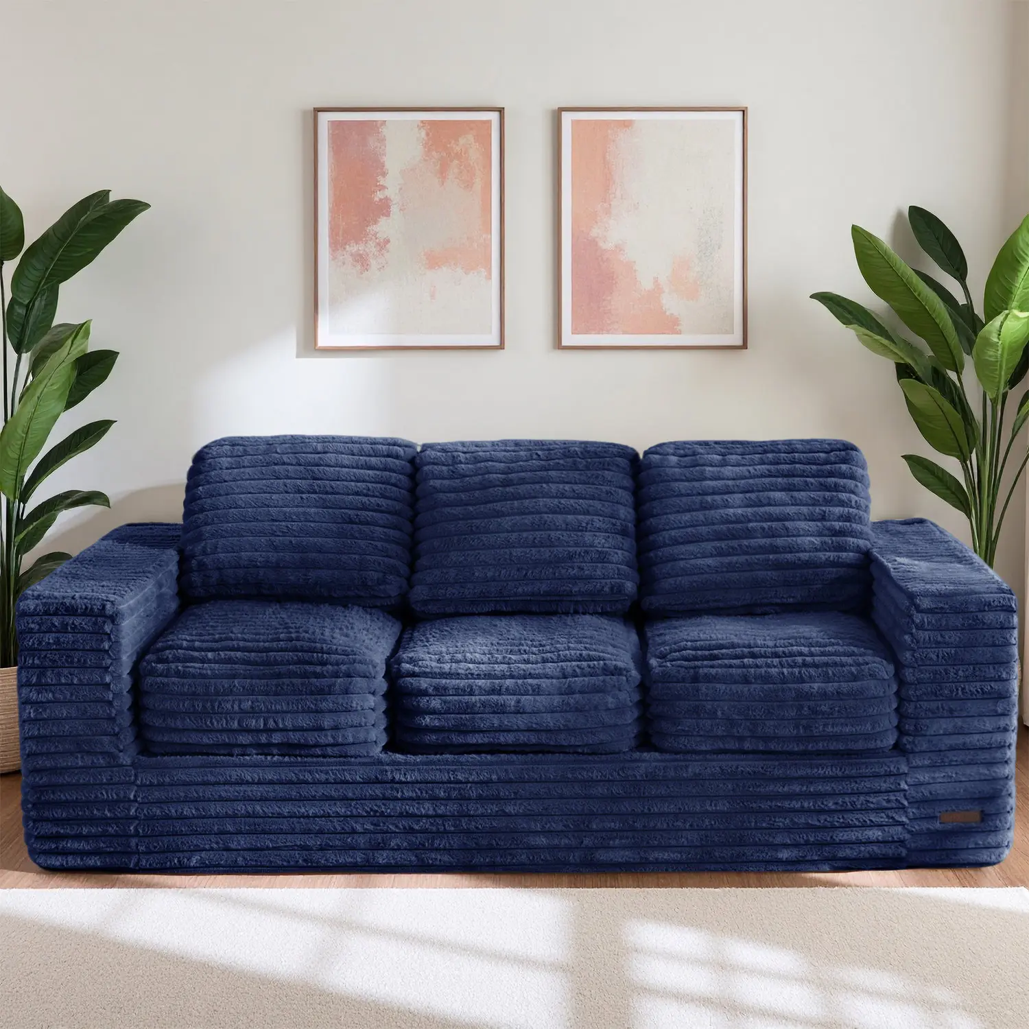 Navy - 3 Seater