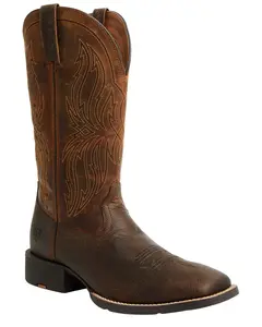 Ariat Men's Men'S Sport Rustler Performance Western Boot Broad Square Toe - 10063985