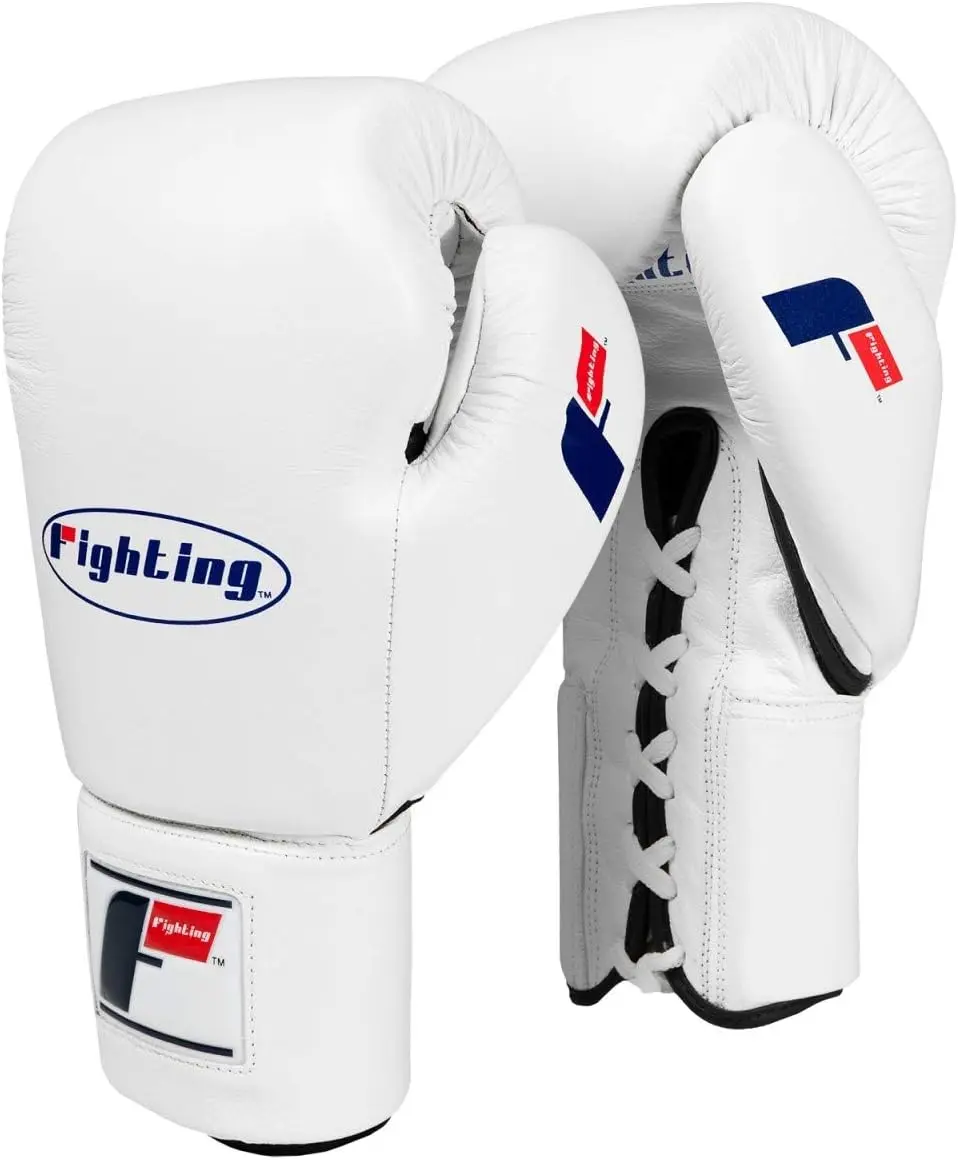 Fury Professional Lace Training Gloves - Lace Up Sparring Gloves for Boxing, Bag, and General Training